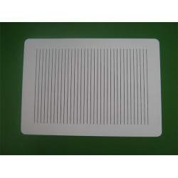 Sorvezető, A4, műanyag