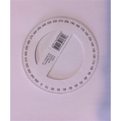 Szögmérő, papír, 360 fokos Szögmérő, papír, 360 fokos