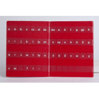 Betűtartó, teljes magyar abc Betűtartó, teljes magyar abc