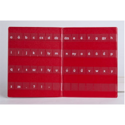 Betűtartó, teljes magyar abc