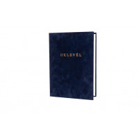 Oklevéltartó, A4, exkluzív, aranyozva, kék Oklevéltartó, A4, exkluzív, aranyozva, kék