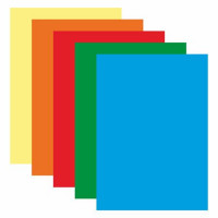 Színes papír, A4, 80 g, 5x5 lap, vegyes színek Színes papír, A4, 80 g, 5x5 lap, vegyes színek