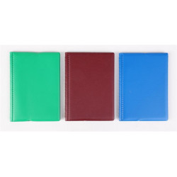 Igazolványtartó, álló, 10 betét lappal, PVC, "Bővített személyi", női