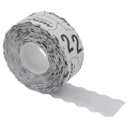 Árazógépszalag, 26x12 mm, METO, fehér