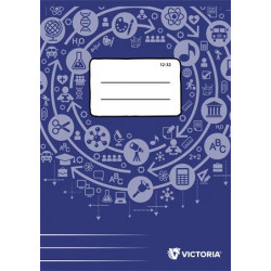 Füzet, tűzött, A5, vonalas, 32 lap, 3. osztály, VICTORIA Circle "12-32"