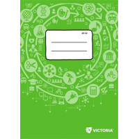 Füzet, tűzött, A5, sima, 32 lap, VICTORIA Circle "20-32" Füzet, tűzött, A5, sima, 32 lap, VICTORIA Circle "20-32"