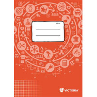 Füzet, tűzött, A4, kockás, 32 lap, VICTORIA Circle "87-32" Füzet, tűzött, A4, kockás, 32 lap, VICTORIA Circle "87-32"