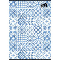 Füzet, tűzött, A4, kockás, 80 lap, COOL BY VICTORIA "Mediterrain patterns" Füzet, tűzött, A4, kockás, 80 lap, COOL BY VICTORIA "Mediterrain patterns"