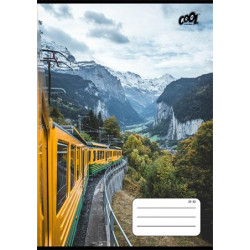 Füzet, tűzött, A5, vonalas, 32 lap, 4-8. osztály, COOL BY VICTORIA "Adventure", "21-32"