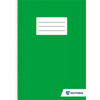 Spirálfüzet, A4, sima, 70 lap, VICTORIA Spirálfüzet, A4, sima, 70 lap, VICTORIA