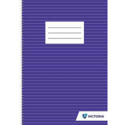 Spirálfüzet, A4, vonalas, 70 lap, VICTORIA Spirálfüzet, A4, vonalas, 70 lap, VICTORIA