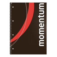 Spirálfüzet, A4, kockás, 90 lap, perforált, lyukasztott, VICTORIA, "Momentum" Spirálfüzet, A4, kockás, 90 lap, perforált, lyukasztott, VICTORIA, "Momentum"