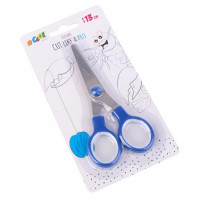 Olló, iskolai, 13 cm, COOL BY VICTORIA, kék Olló, iskolai, 13 cm, COOL BY VICTORIA, kék