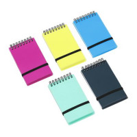 Spirálnotesz, 75x125 mm, vonalas, VIQUEL "Propyglass Mini", vegyes színek Spirálnotesz, 75x125 mm, vonalas, VIQUEL "Propyglass Mini", vegyes színek