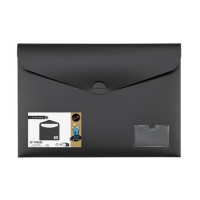 Irattartó tasak, A3, PP, bújtatós záródás, VIQUEL "Creativ Gallery", fekete Irattartó tasak, A3, PP, bújtatós záródás, VIQUEL "Creativ Gallery", fekete