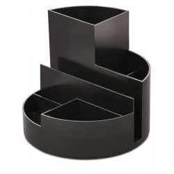 Írószertartó, újrahasznosított, MAUL "Roundbox", fekete