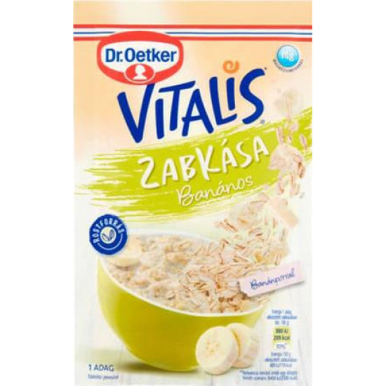 Zabkása, 55 g, DR. OETKER, "Vitalis", banános