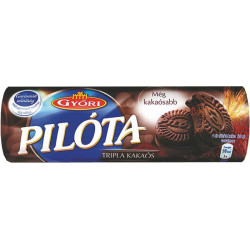 Keksz, 180 g, GYŐRI "Pilóta Tripla", kakaós Keksz, 180 g, GYŐRI "Pilóta Tripla", kakaós