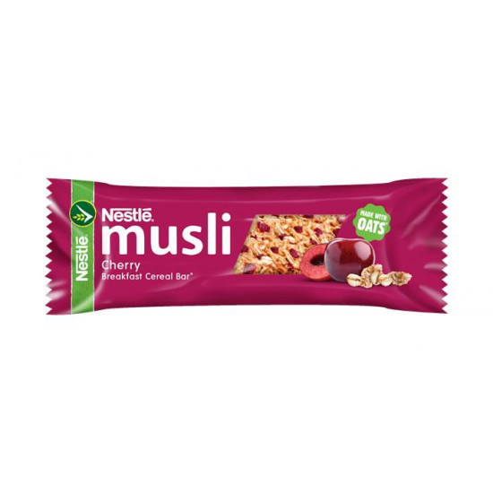 Müzliszelet, 35 g, NESTLÉ, cseresznyés