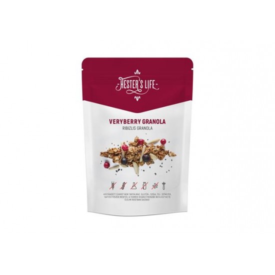 Granola, 60 g, HESTER`S LIFE "Veryberry", ribizlis