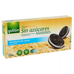 Keksz, édesítőszerrel, 210 g, GULLÓN, kakaós, krém töltelékkel Keksz, édesítőszerrel, 210 g, GULLÓN, kakaós, krém töltelékkel
