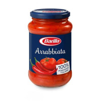 Paradicsomszósz, 400 g, BARILLA "Arrabbiata", bazsalikomos, csípőspaprikával