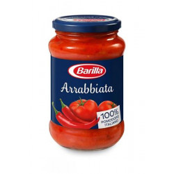 Paradicsomszósz, 400 g, BARILLA "Arrabbiata", bazsalikomos, csípőspaprikával