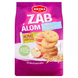 Omlós keksz, 150 g, DETKI "Zabálom", almás-zabpelyhes Omlós keksz, 150 g, DETKI "Zabálom", almás-zabpelyhes