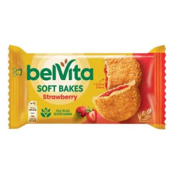 Keksz, 50 g, BELVITA "Jó reggelt! Softy" epres töltelékkel Keksz, 50 g, BELVITA "Jó reggelt! Softy" epres töltelékkel