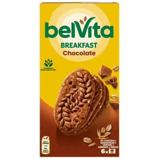 Keksz, 6x50 g, BELVITA "Jó reggelt", kakaós Keksz, 6x50 g, BELVITA "Jó reggelt", kakaós