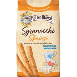 Ropogós kenyérrúd, 8 gabonás, szezámmagos, 210 g, MULINO BIANCO "Sgranocchi"