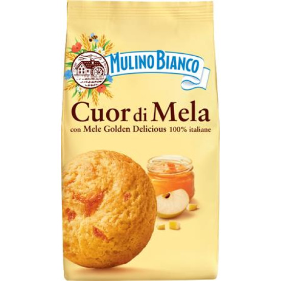 Keksz, 250 g, MULINO BIANCO "Cuor di Mela", almadzsemmel töltött