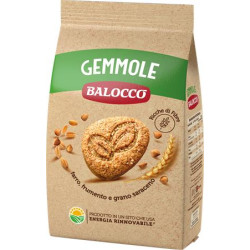 Reggeliző keksz, teljes kiőrlésű, 350 g BALOCCO "Gemmole" Reggeliző keksz, teljes kiőrlésű, 350 g BALOCCO "Gemmole"