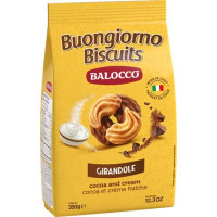 Reggeliző keksz, 350 g BALOCCO "Girandole", kakaós-tejszínes Reggeliző keksz, 350 g BALOCCO "Girandole", kakaós-tejszínes