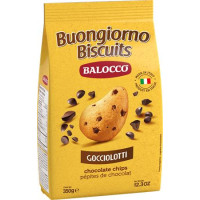 Reggeliző keksz, 350 g BALOCCO "Gioccolotti", csokoládé darabokkal