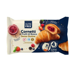Croissant, glutén- és laktózmentes, 240 g, NUTRIFREE, erdei gyümölcsös Croissant, glutén- és laktózmentes, 240 g, NUTRIFREE, erdei gyümölcsös