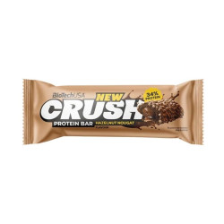 Fehérjeszelet, 45g, BIOTECH USA "Crush protein bar", mogyorókrém-nugát