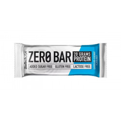 Fehérjeszelet, gluténmentes, 50g, BIOTECH USA "Zero Bar", csokoládé-kókusz