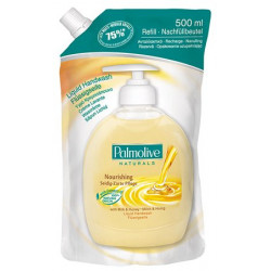 Folyékony szappan utántöltő, 0,5 l, PALMOLIVE Nourishing "Milk and Honey"