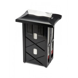 Szalvéta adagoló, 34,3x 25,1x17,8 cm, pultba süllyeszthető tehető, N4 rendszer, TORK " Xpressnap®", fekete