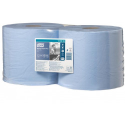 Törlőpapír, tekercses, 26 cm átmérő, W2 rendszer, TORK "Plusz", kék Törlőpapír, tekercses, 26 cm átmérő, W2 rendszer, TORK "Plusz", kék