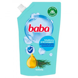 Folyékony szappan utántöltő, 0,5 l, BABA, teafaolajjal Folyékony szappan utántöltő, 0,5 l, BABA, teafaolajjal