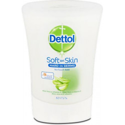 Folyékony szappan utántöltő, 250 ml, DETTOL, Aloe Vera és E-vitamin