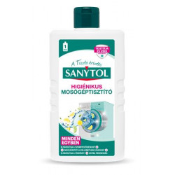 Fertőtlenítő mosógép tisztítószer, 250 ml, SANYTOL "All in One"