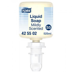 Folyékony szappan, 0,525 l, S5 rendszer, TORK "Mini", enyhén illatosított, világos sárga Folyékony szappan, 0,525 l, S5 rendszer, TORK "Mini", enyhén illatosított, világos sárga
