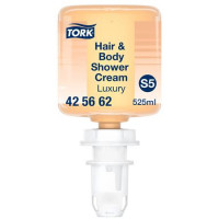 Krémtusfürdő és sampon, 0,525 l, S5 rendszer, Premium, TORK "Mini Luxus", borostyán Krémtusfürdő és sampon, 0,525 l, S5 rendszer, Premium, TORK "Mini Luxus", borostyán