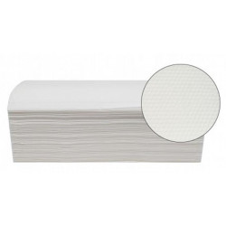 Kéztörlő, V hajtogatott, 2 rétegű, 150 lap, 23x25 cm, "Vella", hófehér