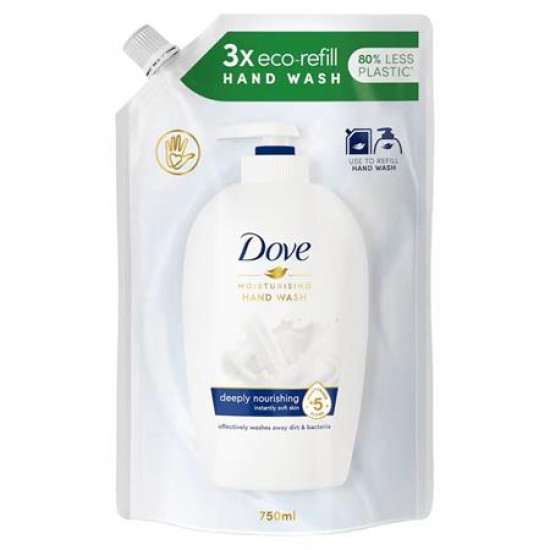 Folyékony szappan, utántöltő, 750 ml, DOVE "Deeply Nourishing" Folyékony szappan, utántöltő, 750 ml, DOVE "Deeply Nourishing"