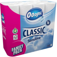Toalettpapír, 3 rétegű, 32 tekercses, "Ooops!", sensitive