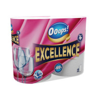 Háztartási papírtörlő, 3 rétegű, 2 tekercses, "Ooops! Excellence" Háztartási papírtörlő, 3 rétegű, 2 tekercses, "Ooops! Excellence"